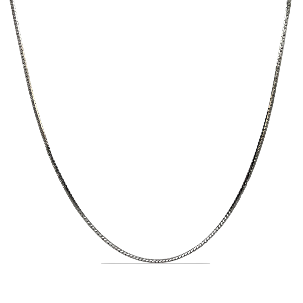 Flat Cuban Chain Necklace