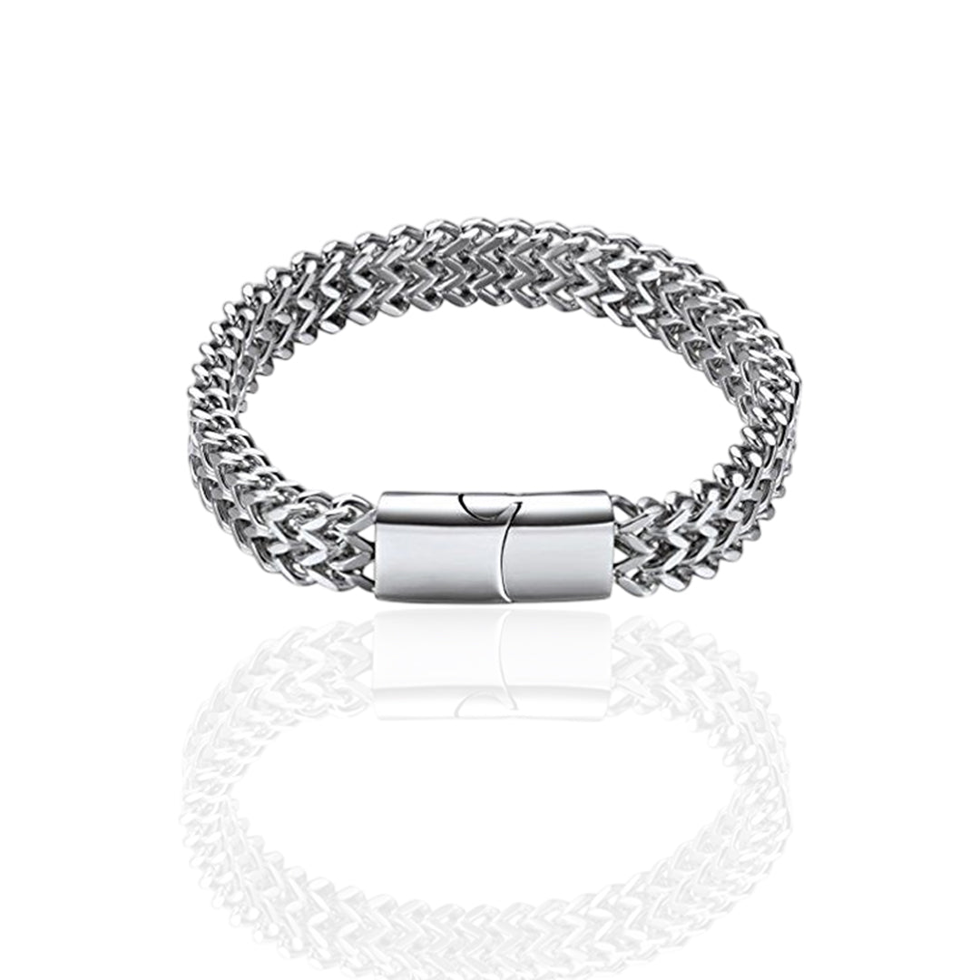 8mm Foxtail Chain Bracelet