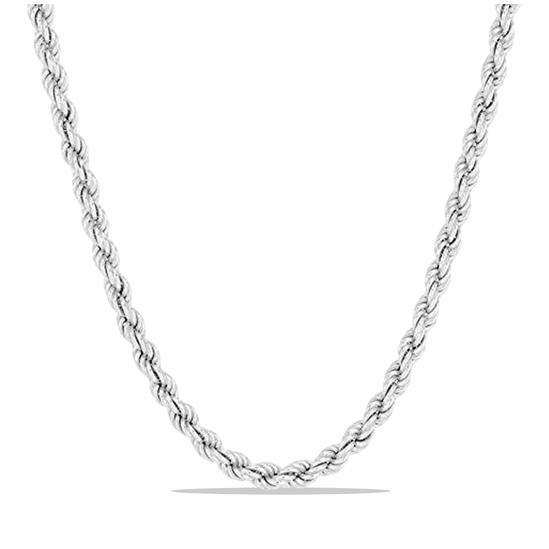 Double Helix Rope Chain Necklace
