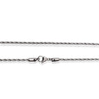 Double Helix Rope Chain Necklace