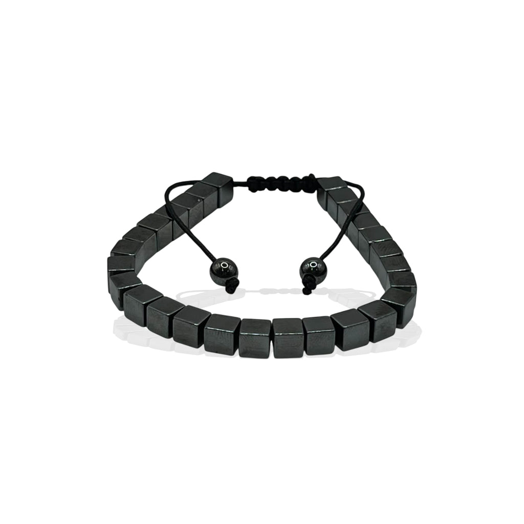 Hematite Cube Bracelet